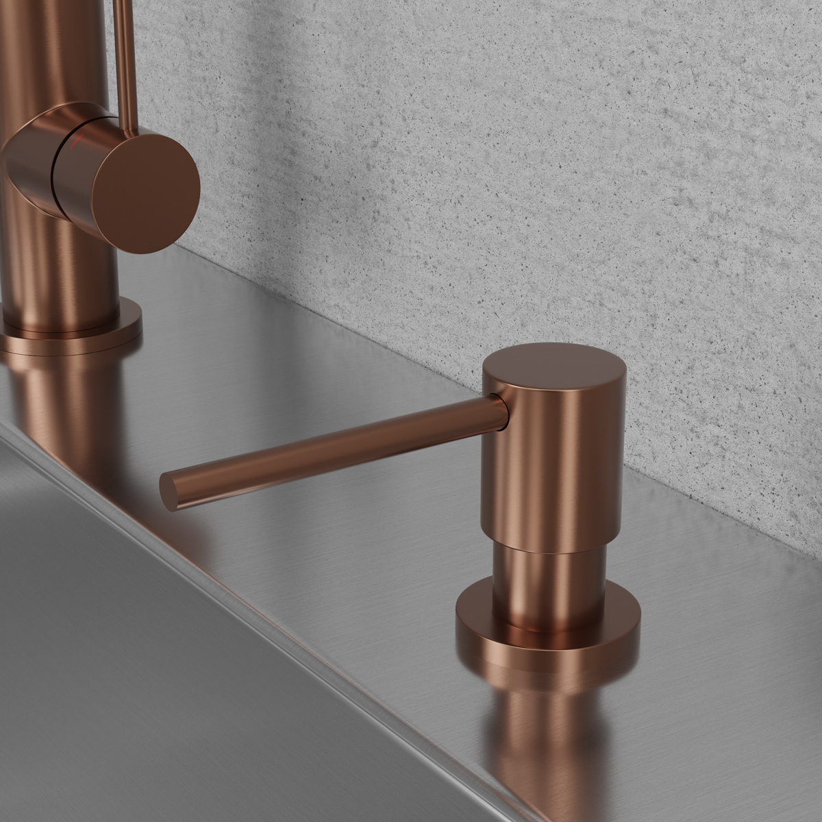 Diskmedelspump Steel Clean Dispenser Amber