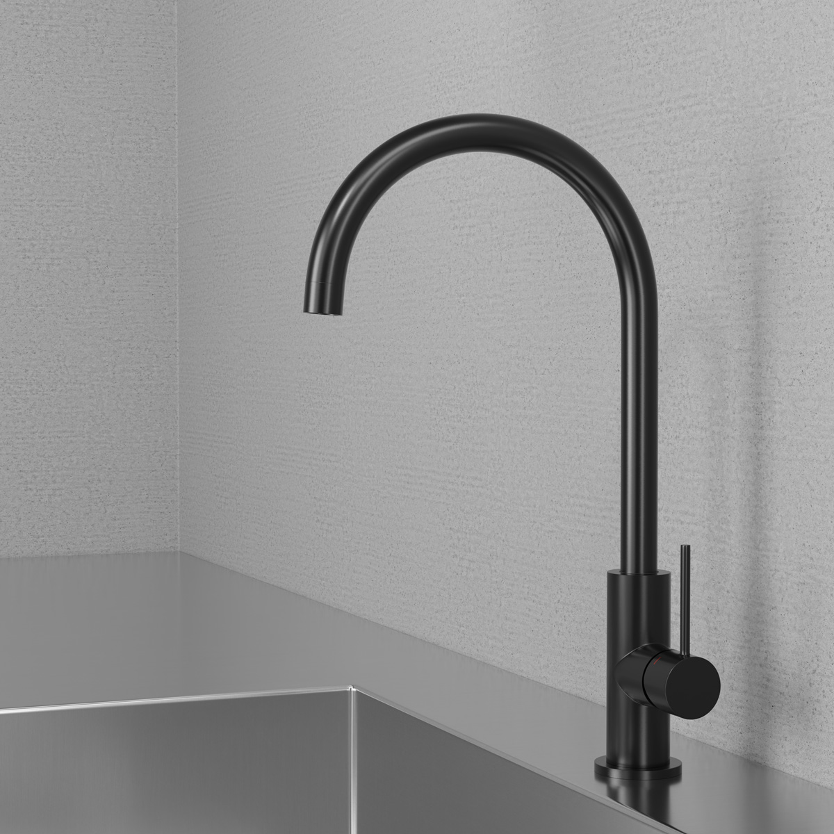 Köksblandare Steel Equip Shadow - Utan Diskmaskinavst.