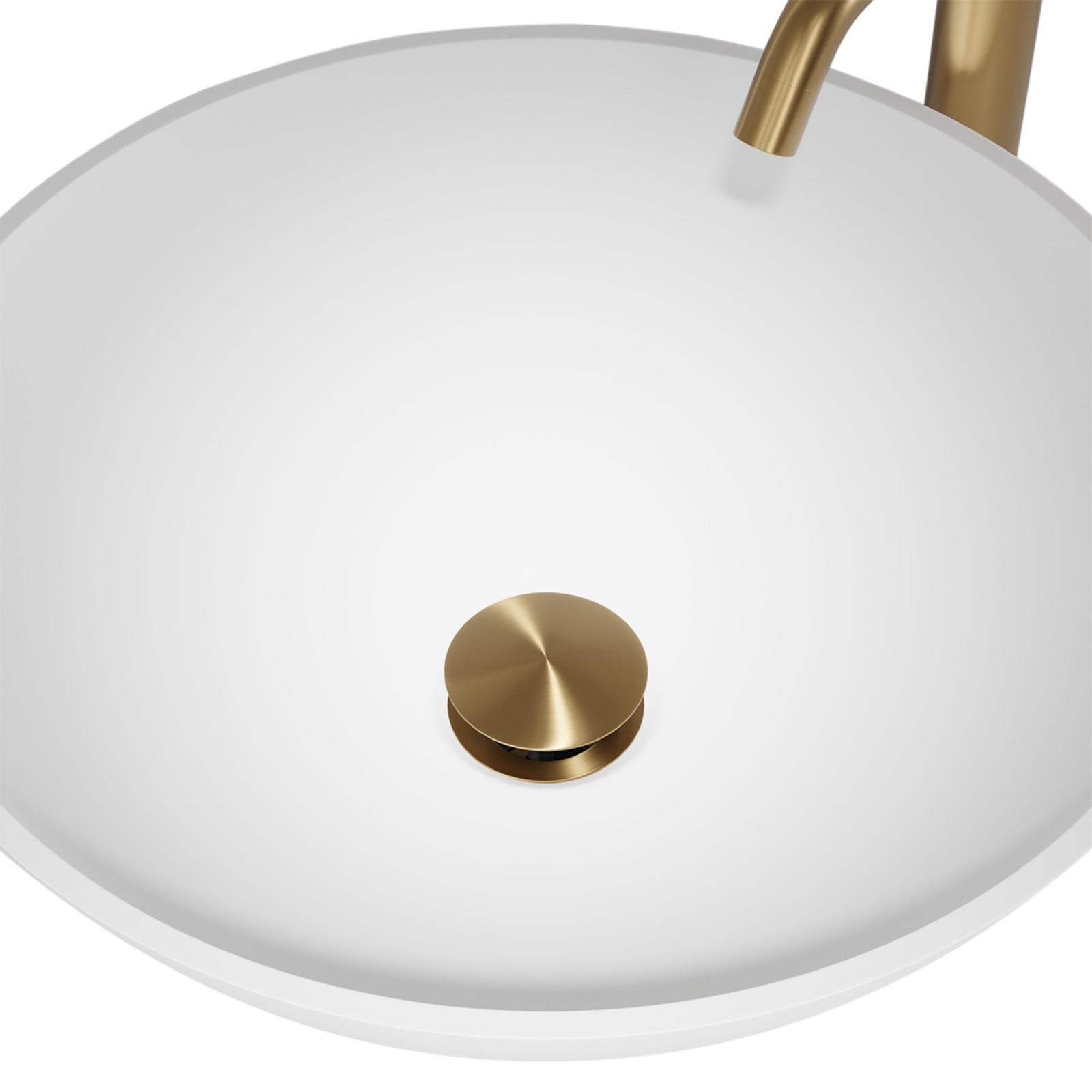 Bottenventil Steel Pop-up universal Duo Sand