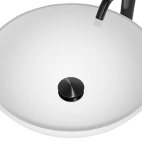 Bottenventil Steel Pop-up universal Duo Shadow