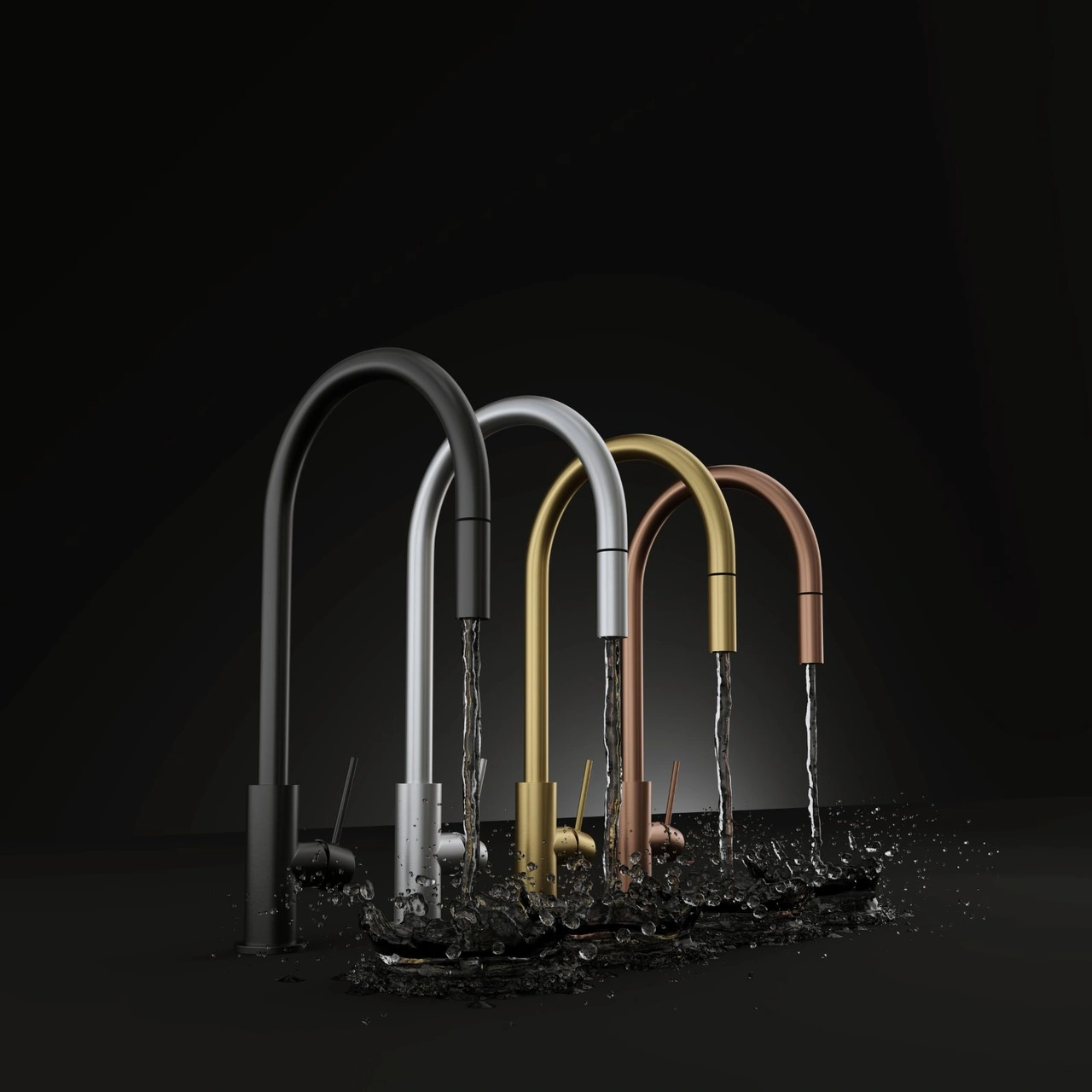 Köksblandare Steel Accent Original - Utan Diskmaskinsavst.