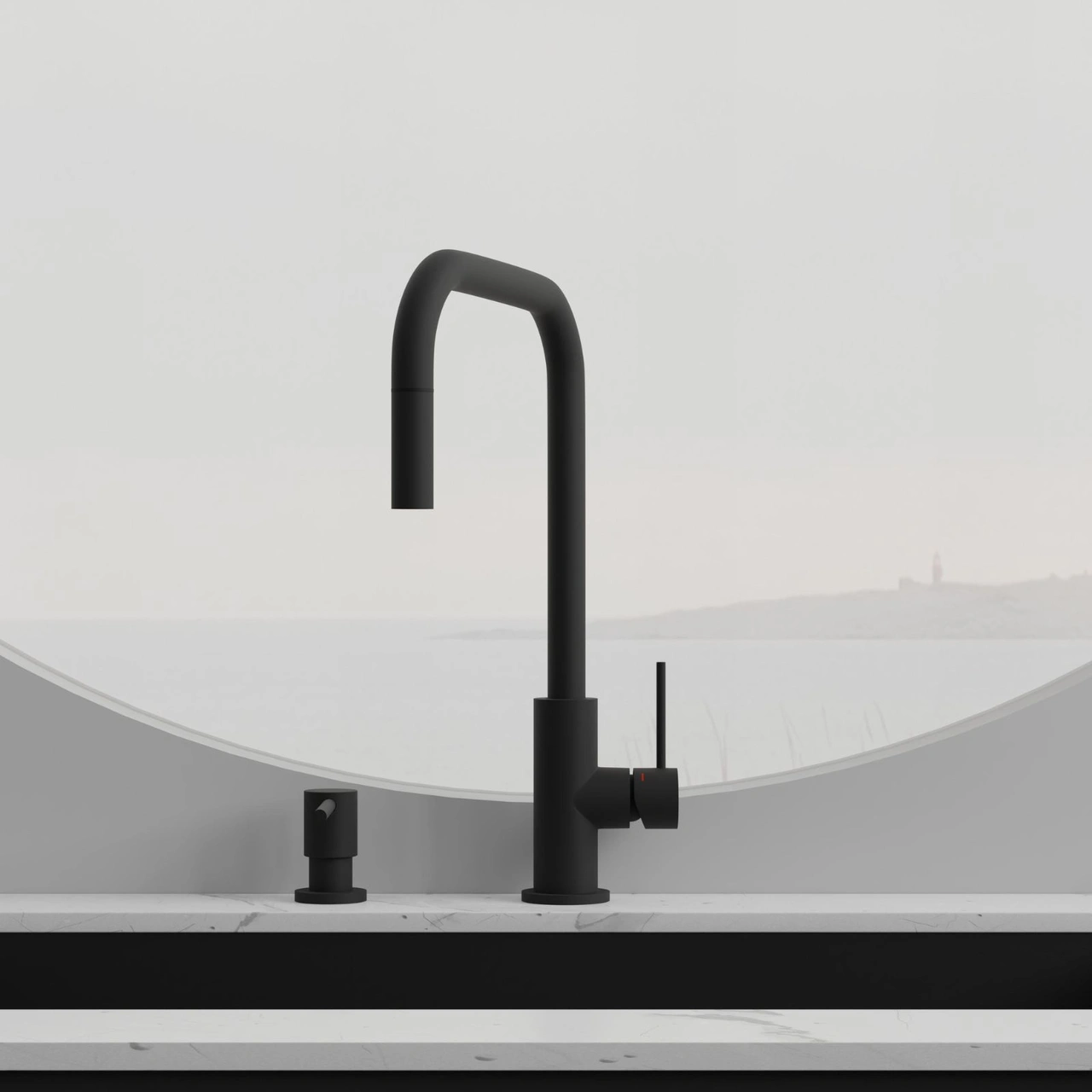 Köksblandare Accent Square Coal - Utan Diskmaskinavst.