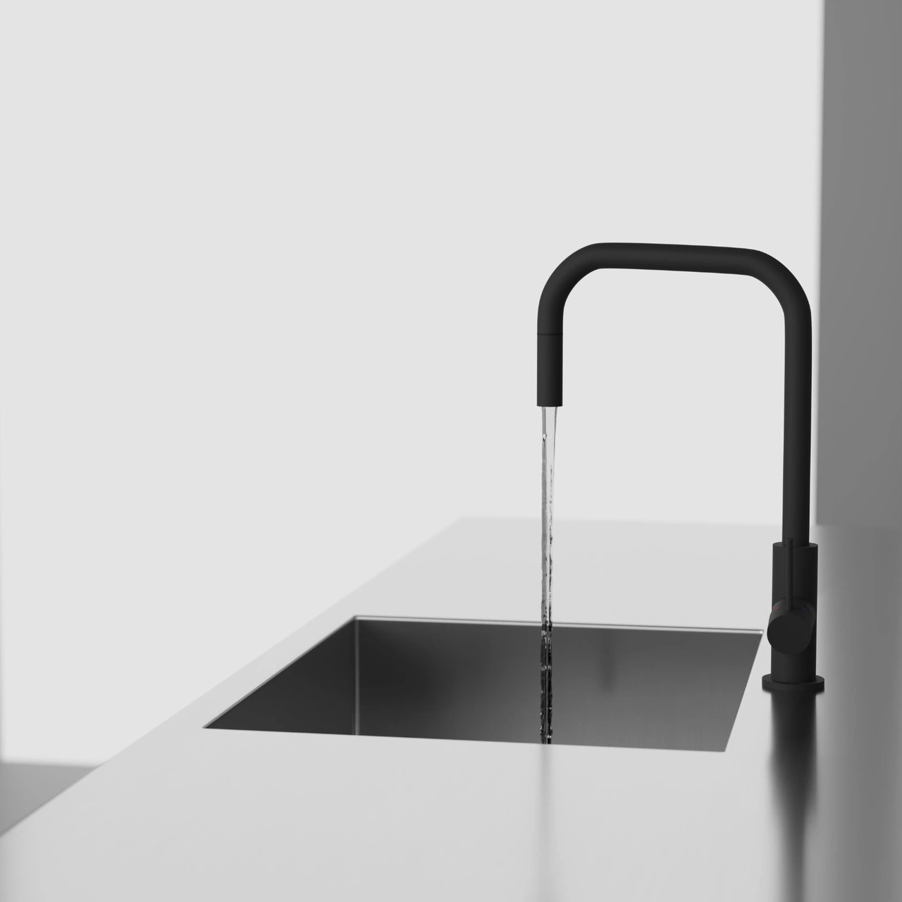 Köksblandare Accent Square Coal - Utan Diskmaskinavst.