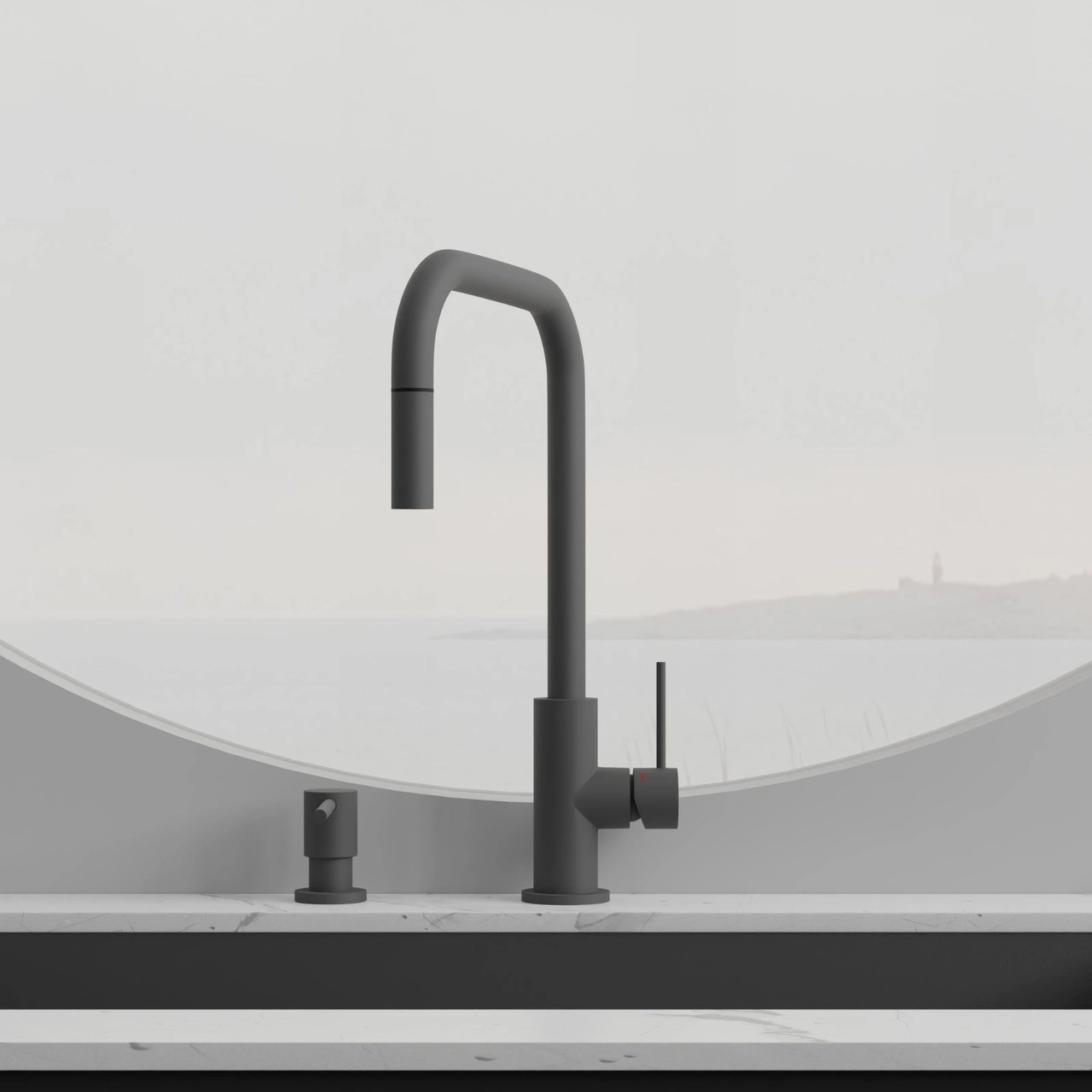 Köksblandare Accent Square Scrap Diskmaskinsavst.