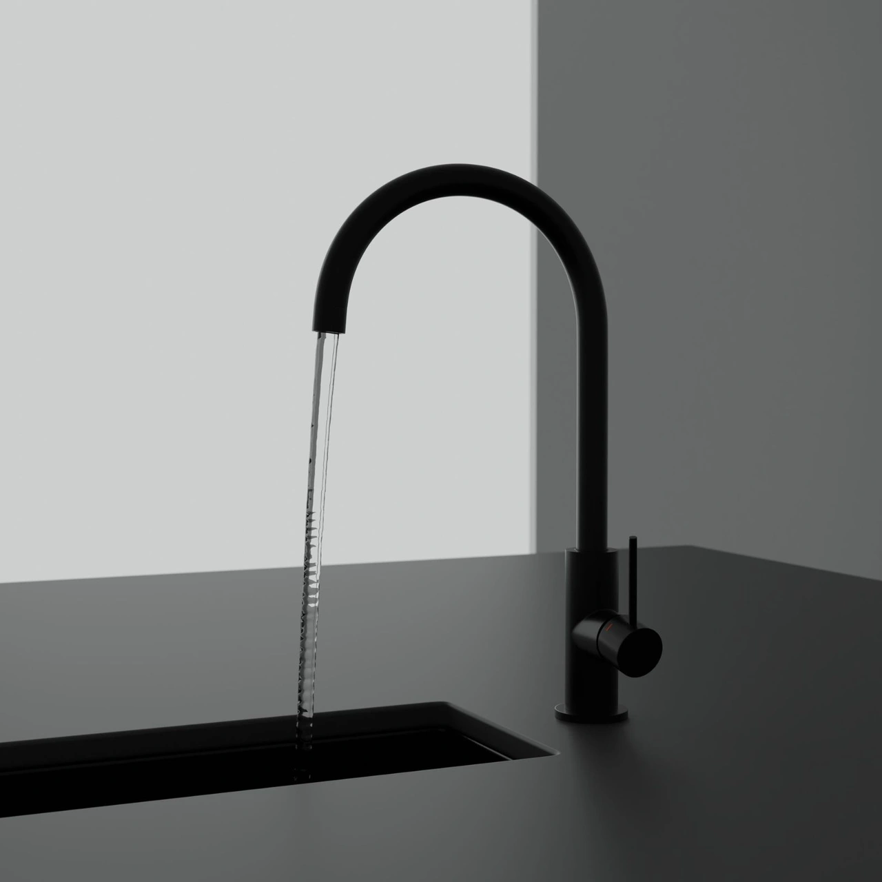 Köksblandare Steel Equip Shadow - Utan Diskmaskinavst.