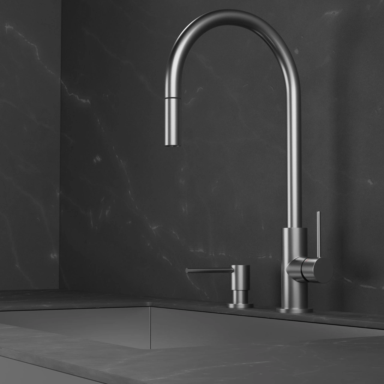 Diskmedelspump Steel Clean Dispenser Original