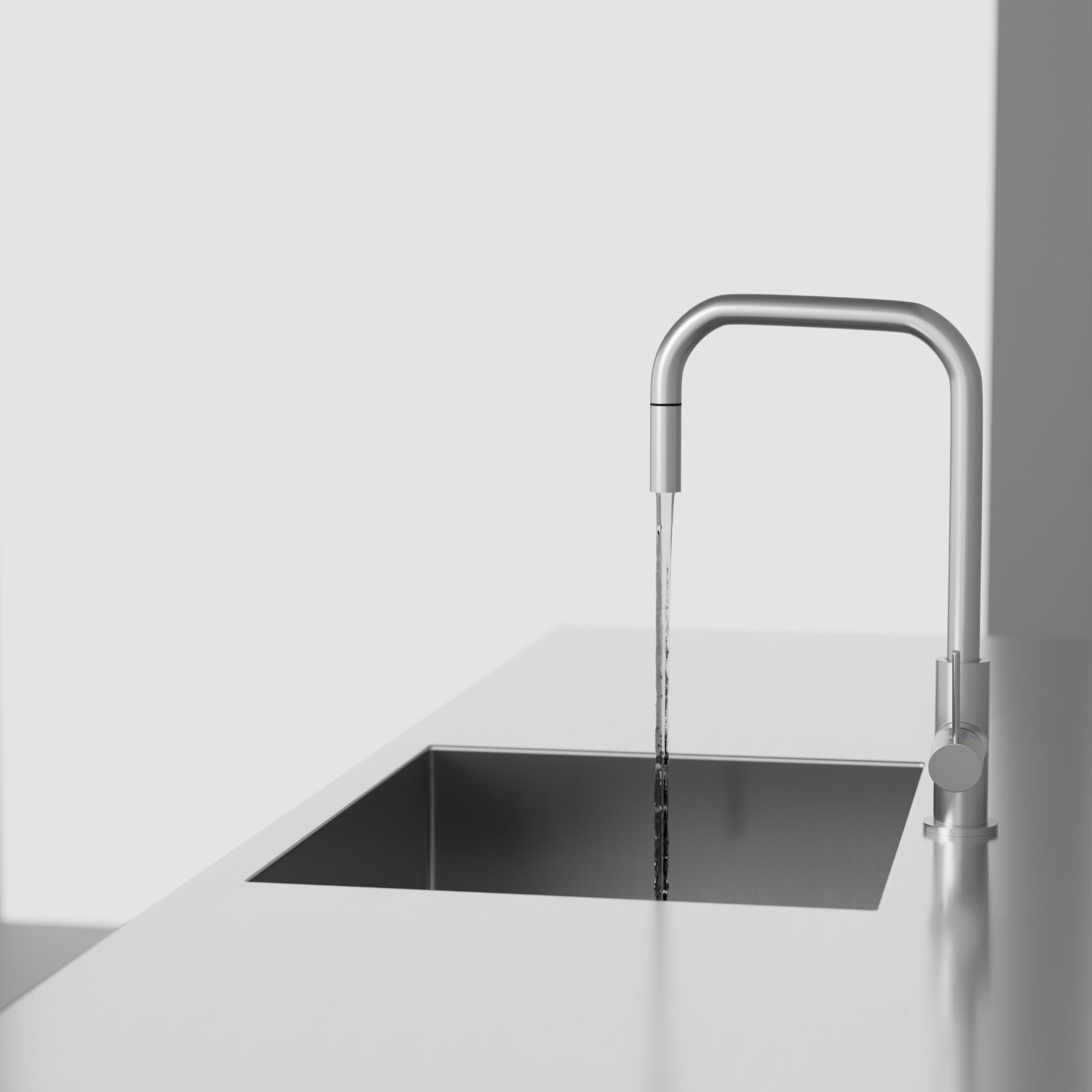 Köksblandare Steel Accent Square