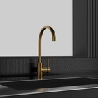 Köksblandare Steel Curve Sand - Utan Diskmaskinsavst.