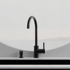 Köksblandare Steel Curve Shadow - Utan Diskmaskinsavst.