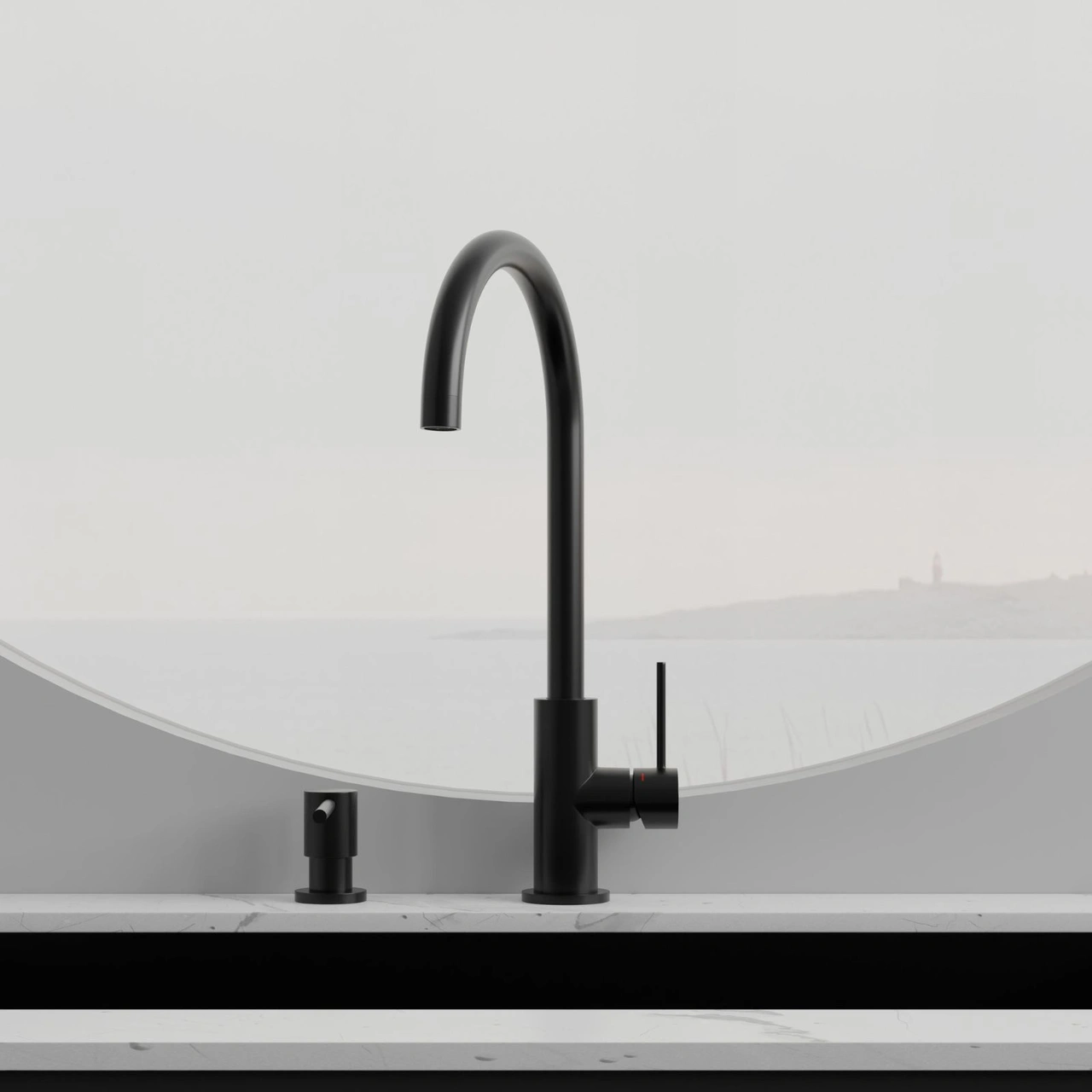 Köksblandare Steel Equip Shadow - Utan Diskmaskinavst.