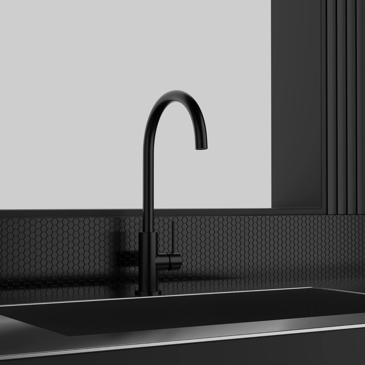 Köksblandare Steel Equip Shadow - Utan Diskmaskinavst.