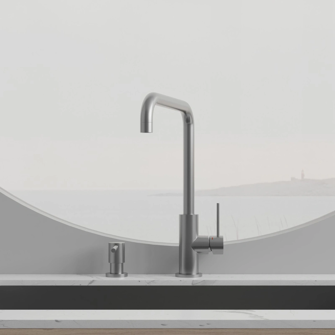 Köksblandare Steel Mood Original Diskmaskinsavst.