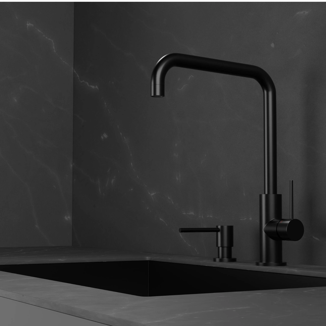 Köksblandare Steel Mood Shadow Diskmaskinsavst.