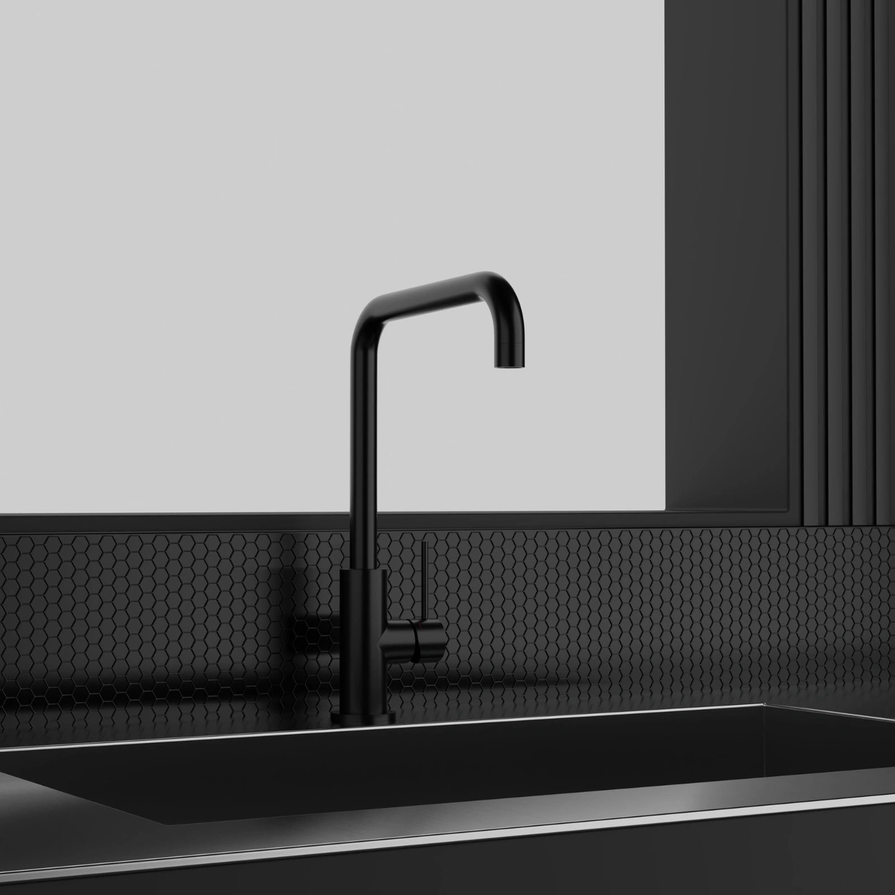 Köksblandare Steel Mood Shadow Diskmaskinsavst.