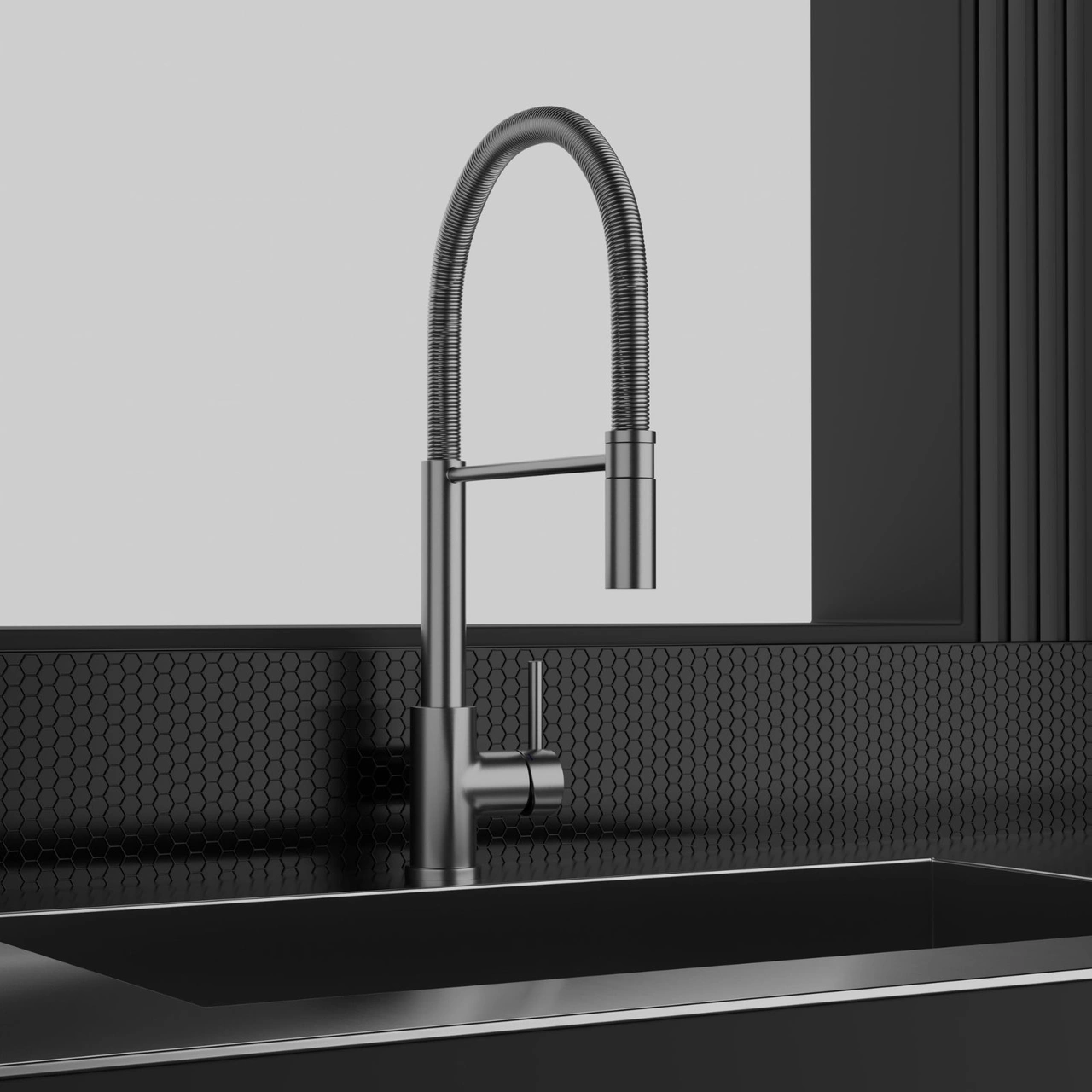 Köksblandare Steel Pro Original Diskmaskinsavst.