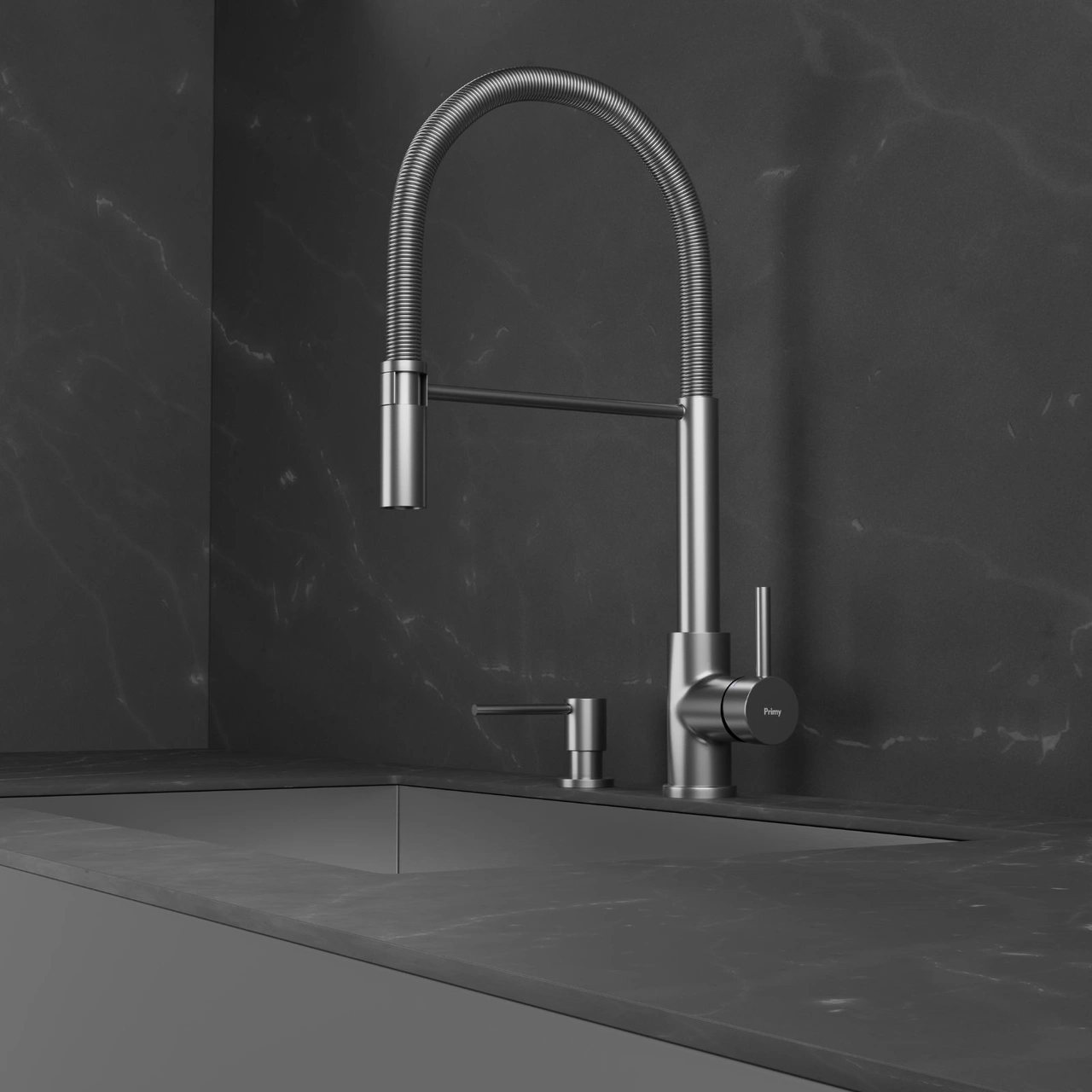 Köksblandare Steel Pro Original Diskmaskinsavst.