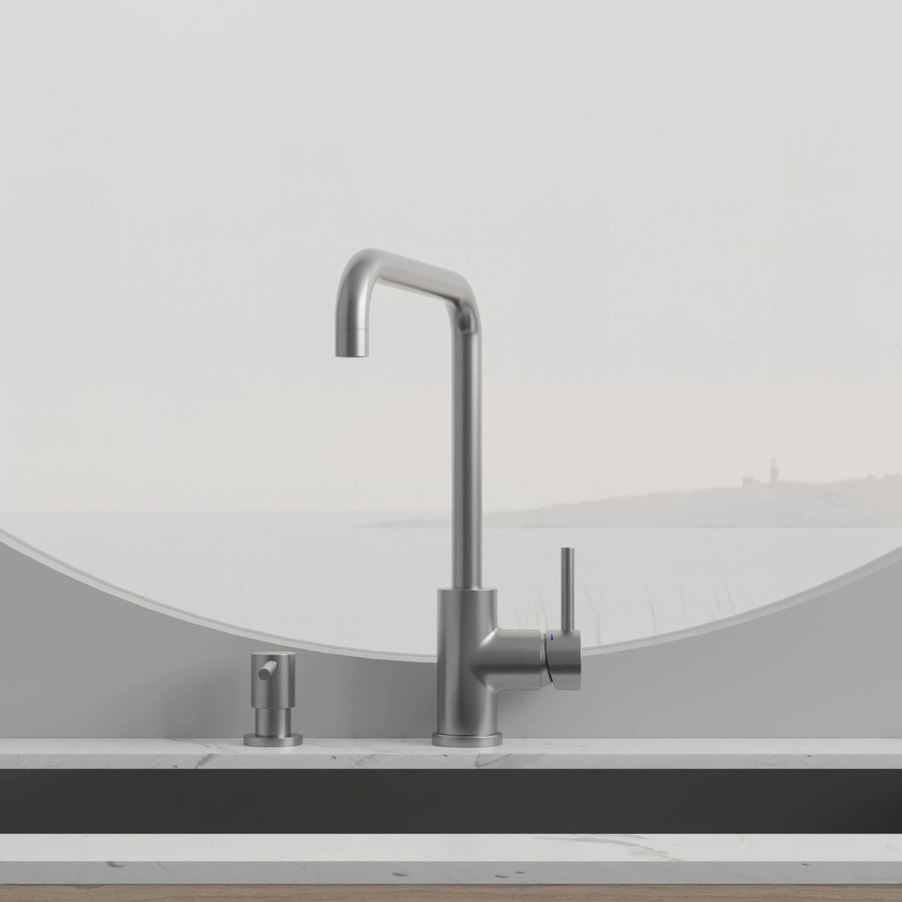 Köksblandare Steel Square Original Diskmaskinsavst.