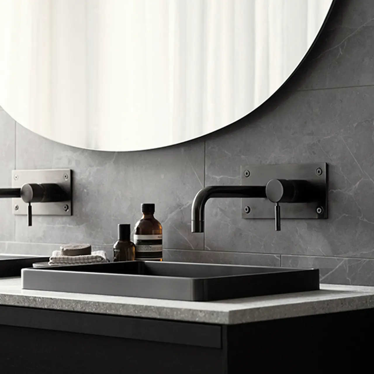 Tapwell Blandare BOX006 Brushed Black Chrome